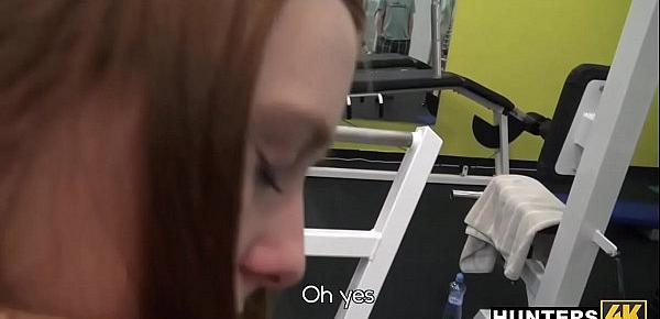  Young Slut Fucks Stranger In Gym For Cash In Front Of Angry BF